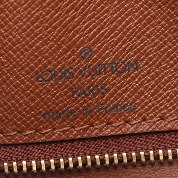 LOUIS VUITTON Brown Monogram Leather Boulogne PM Shoulder Bag - Picture 5 of 10